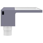 vidaXL Déversoir pour cascade avec LED RVB Acrylique 45 cm