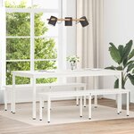 vidaXL banc Blanc 160 x 35 x 45 cm Bois de pin massif