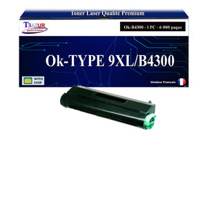 T3AZUR - Toner compatible avec Oki B4300  B4300N  B4300NPS  B4350  B4350N