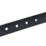 vidaXL Accessoire de charrue à timon Noir Métal