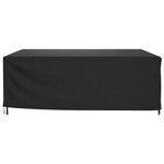 vidaXL Housse de salon de jardin noir 260x260x90 cm imperméable 420D