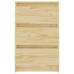 vidaXL Tables de chevet 2 Pièces 40x29 5x64 cm bois de pin solide