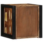 vidaXL Table de chevet multicolore 40x35x40 cm bois de récupération