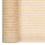 vidaXL Filet brise-vue Beige 2x25 m PEHD 195 g/m²