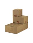 (lot  20 caisses) caisse carton palettisable a - norme ect - longueur de 300 à 600 mm 300 x 200 x 200 mm