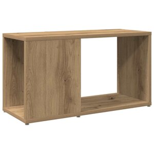 vidaXL Meuble TV chêne artisanal 60x24x32 cm bois d'ingénierie