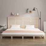 vidaXL Tête de lit murale 156x3x91 5 cm Bois massif de pin