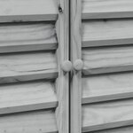 vidaXL Abri de jardin Gris 106 x 56 x 113 5 cm Bois de Sapin Massif