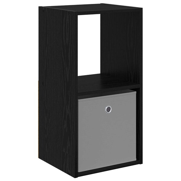 vidaXL Table de chevet Chêne noir 35 x 32 x 68 5 cm Bois d'ingénierie