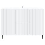 vidaXL Buffet Blanc 89 x 34 5 x 62 cm Bois d'ingénierie