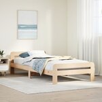 vidaXL Cadre de lit sans matelas 75x190 cm bois de pin massif