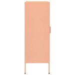 vidaXL Armoire de rangement Rose 80x35x101 5 cm Acier