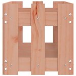 vidaXL Lit surélevé de jardin design de clôture bois douglas massif