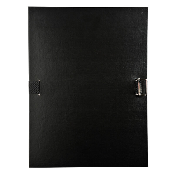 Chemise EXT. PLASTIQUE AVEC RABAT NOIR EXACOMPTA