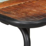 vidaXL Chaises de bar lot de 4 bois de récupération solide