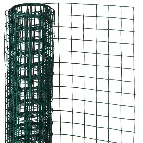 Nature Treillis carré 0 5x5 m 25 mm Acier enduit de plastique Vert
