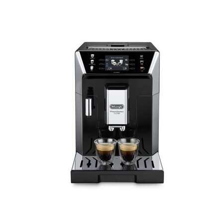 DELONGHI 0132217050 Expresso Broyeur PrimaDonna Class - Réservoir 2L - 2 tasses simultanés - Réservoir à grain 400 gr - Noir