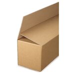 Caisse carton longue simple cannelure à grande ouverture raja 60x10x10 cm (lot de 10)