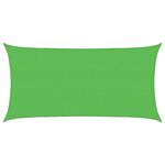vidaXL Voile d'ombrage 160 g/m² rectangulaire vert clair 2 5x5 m PEHD