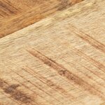 vidaXL Dessus de table Bois de manguier solide 25-27 mm 80x60 cm