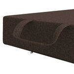 vidaXL Canapé-lit pliable 90 x 63 x 45 cm Taupe