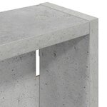 vidaXL Armoire murale de salle de bain Gris Béton 20 x 10 x 60 5 cm