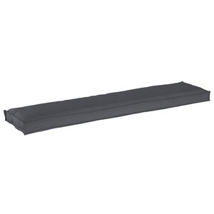 vidaXL Coussin de palette Tissu Oxford Anthracite 180 x 40 x 8 cm