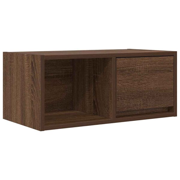 vidaXL Meuble TV chêne marron 60x31x25 5 cm bois d'ingénierie