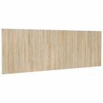 vidaXL Tête de lit murale Chêne sonoma 240x1 5x80 cm Bois d'ingénierie