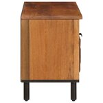 vidaXL Meuble TV avec tiroir Finition Acacia Brun 80 x 33 x 46 cm