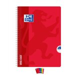 Cahier OPENFLEX spirale A4 180p grands carreaux 90g Coloris Aléatoire OXFORD