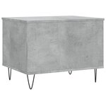 vidaXL Table basse Gris béton 60x44 5x45 cm Bois d'ingénierie