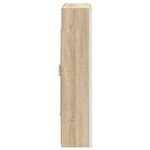vidaXL Armoire Miroir de Salle de Bain Chêne Sonoma