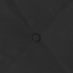 vidaXL Coussin de Dos Noir 140 x 50 cm Tissu en microfibre