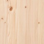 vidaXL Cadre de lit sans matelas 100x200 cm bois massif de pin