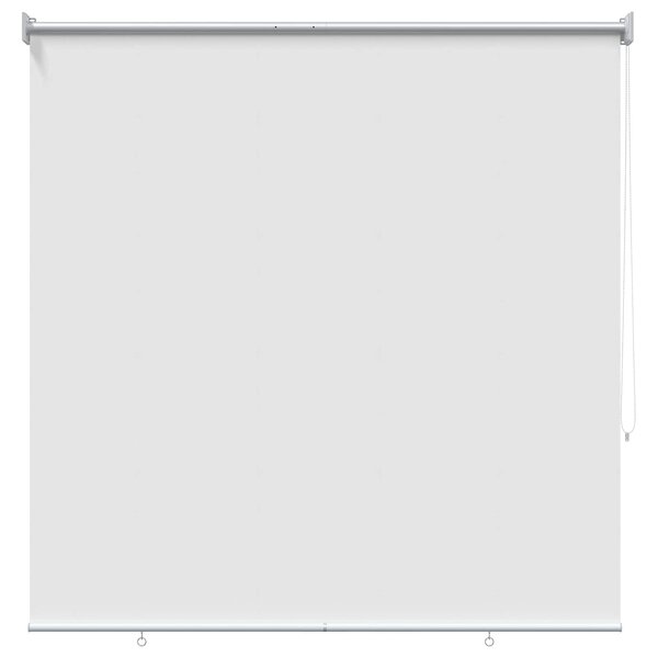 vidaXL Store enrouleur Protection UV Blanc 100 x 230 cm Polyester