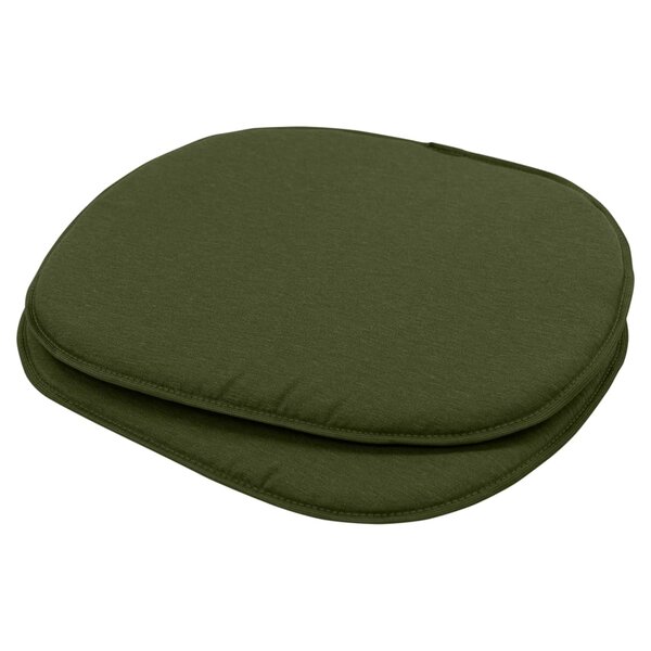 Madison Coussins de siège Panama lot de 2 39x36 cm Vert