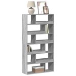 vidaXL Bibliothèque sonoma gris 100x33x187 5 cm bois d'ingénierie