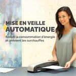 Plastifieuse de Documents Format A3 125 Microns Gris Clair/Noir FELLOWES
