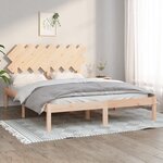 vidaXL Cadre de lit 140x200 cm Bois massif