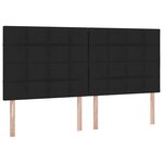 vidaXL Lit de Rangement Noir 200 x 200 cm Cuir synthétique