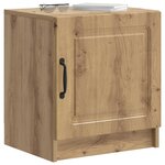 vidaXL Cabinet de chevet 2 pc Chêne artisanal 43 x 34 5 x 47 cm