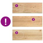 vidaXL Marches d'escalier 8 Pièces non traité 70x25x2cm bois chêne massif