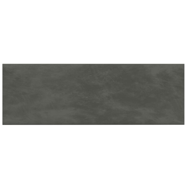 vidaXL Tête de lit murale 12 Pièces Gris foncé Velours