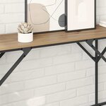 vidaXL Table console chêne artisanal 180 x 29 x 75 cm