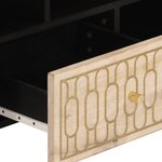 vidaXL Meuble TV 100x33x46 cm bois massif de manguier