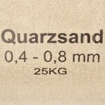 Vidaxl sable filtrant 25 kg 0 4-0 8 mm
