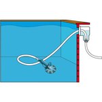 Ubbink nettoyeur de piscine automatique avec tuyau de 10 m 7500401