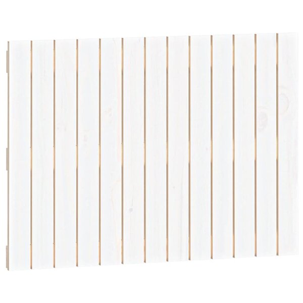 vidaXL Tête de lit murale Blanc 82 5x3x60 cm Bois massif de pin