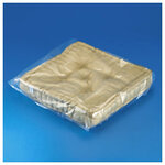 Lot de 125: sachet plastique à soufflets transparent 100 microns rajabag 60x120 cm
